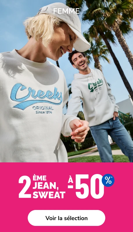 2eme jeans, sweat à -50% Femme - La Halle 