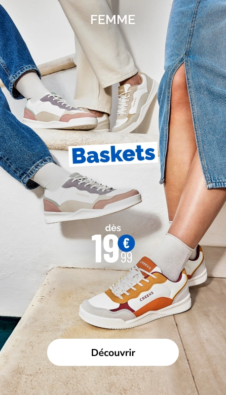 Baskets femme- La Halle 