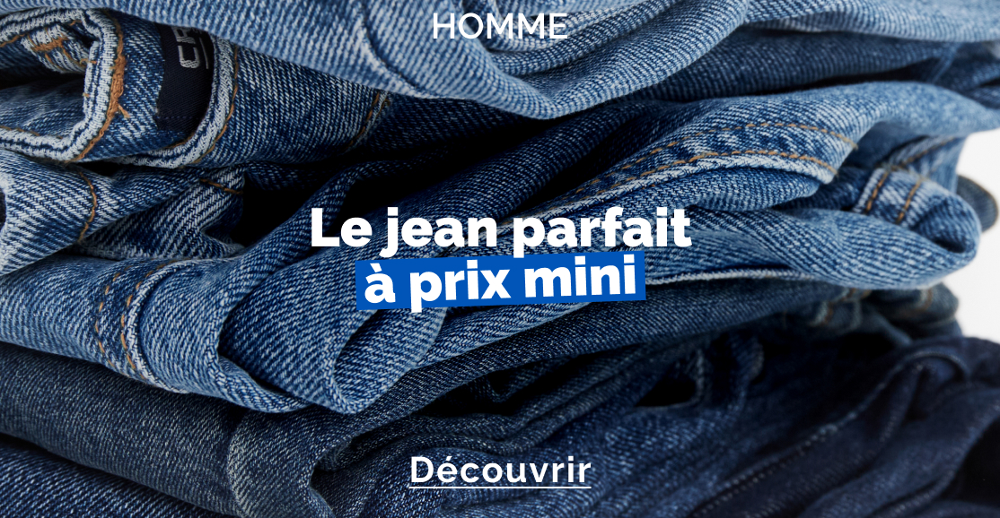 Le jean parfait à prix mini homme - La Halle