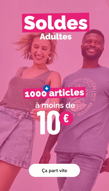 Soldes -10€ Adultes - La Halle 