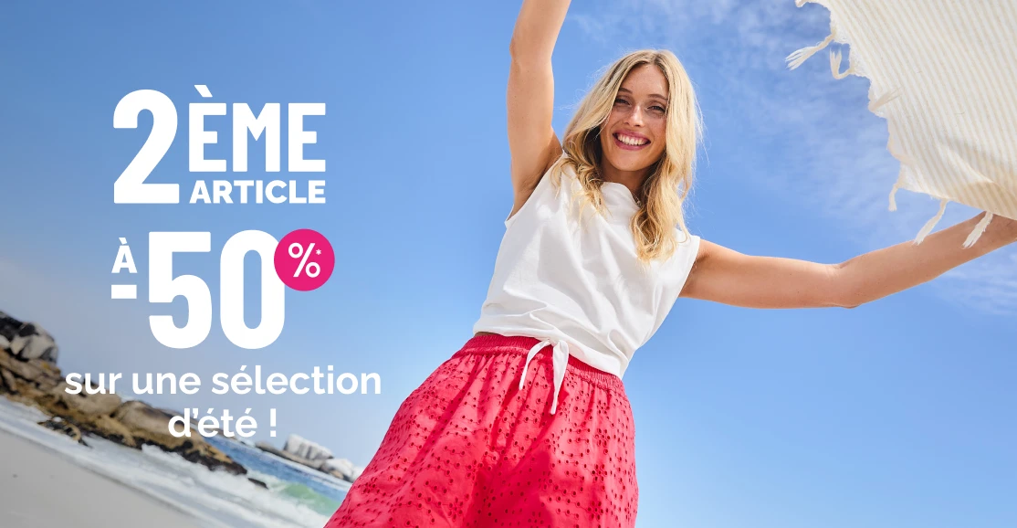  2ème à -50% sélection d’été Femme - La Halle