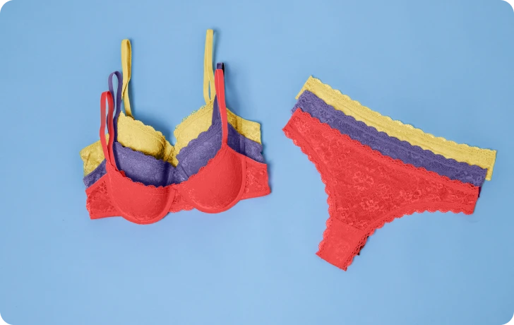 Haut de maillot en triangle