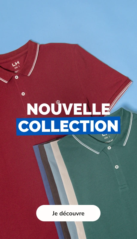 Nouvelle collection homme - La Halle 