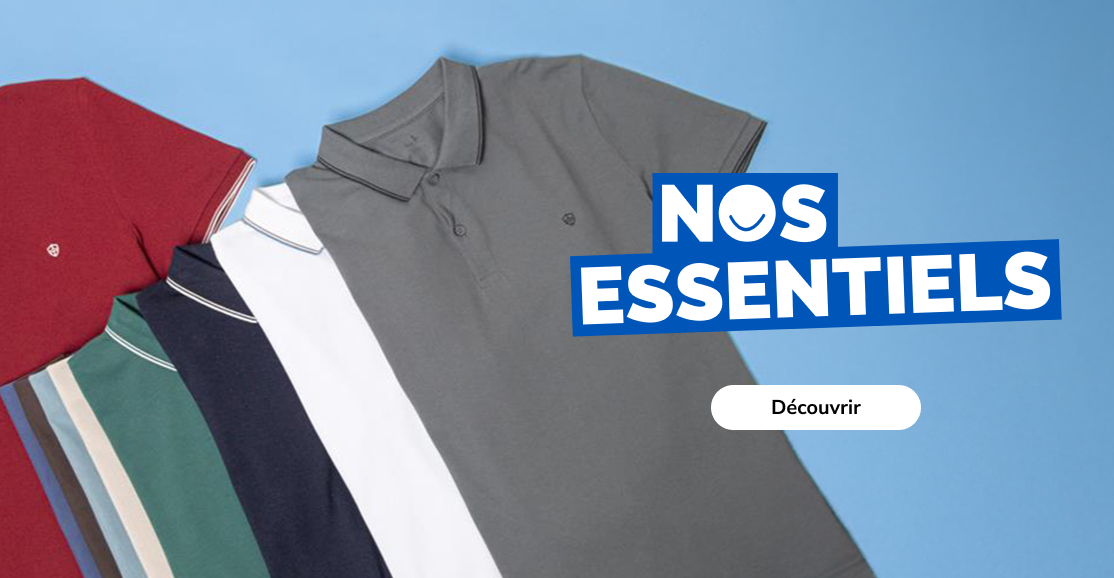Nos essentiels homme - La Halle