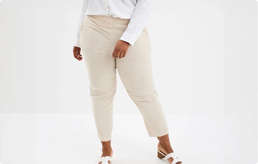 pantalon chino femme