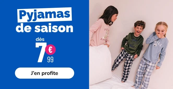 Pyjamas fille - La Halle