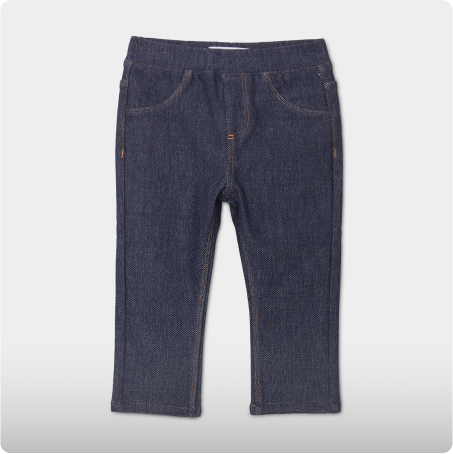 Tregging en jean taille élastiquée denim stone bébé fille, LH, 6,99€
