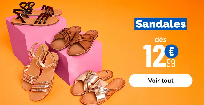 Sandales femme - La Halle