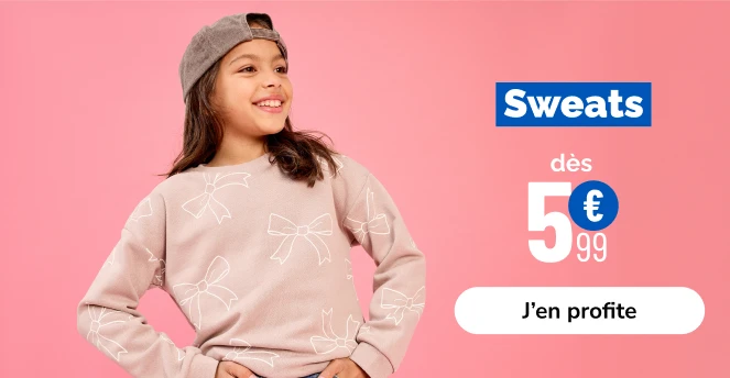 Sweat fille - La Halle