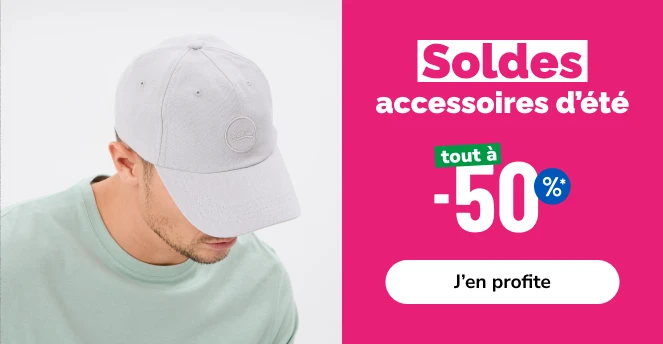 Soldes accessoires homme - La Halle