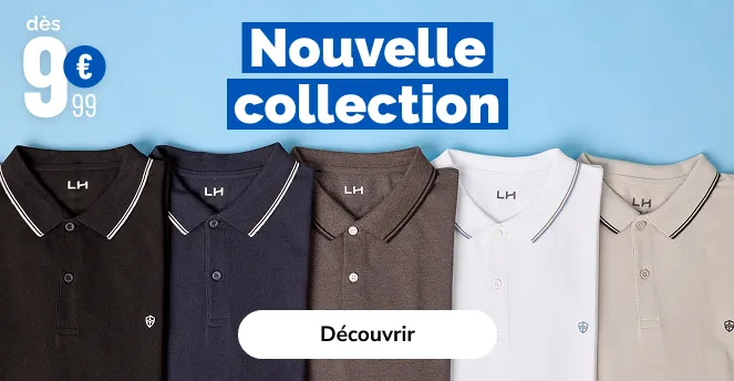 Nouvelle collection vêtements homme - La Halle