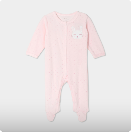 Dors-bien effet velours manches longues, KIMBALOO, 9,99€