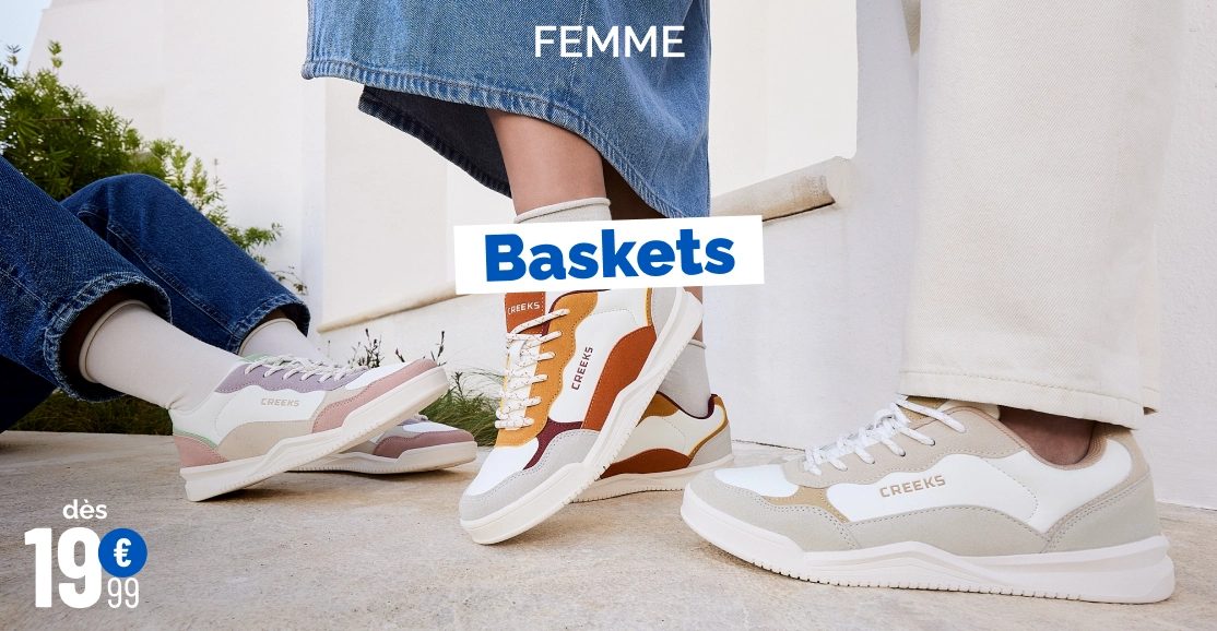  Baskets Femme - La Halle