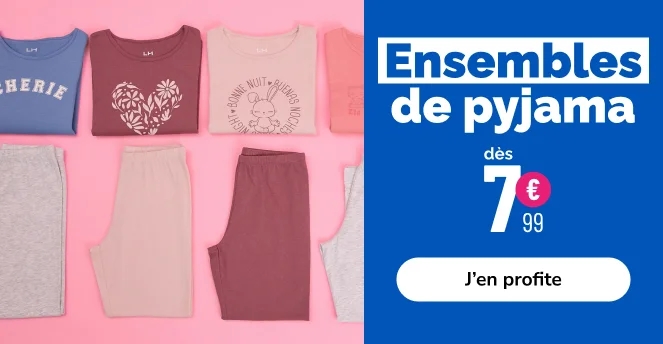 Pyjamas fille - La Halle