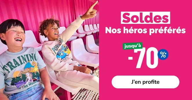 Soldes nos héros préférés - La Halle
