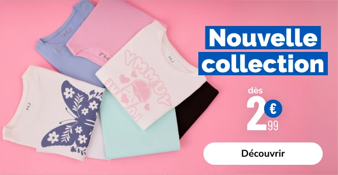 Nouvelle collection vêtements fille - La Halle