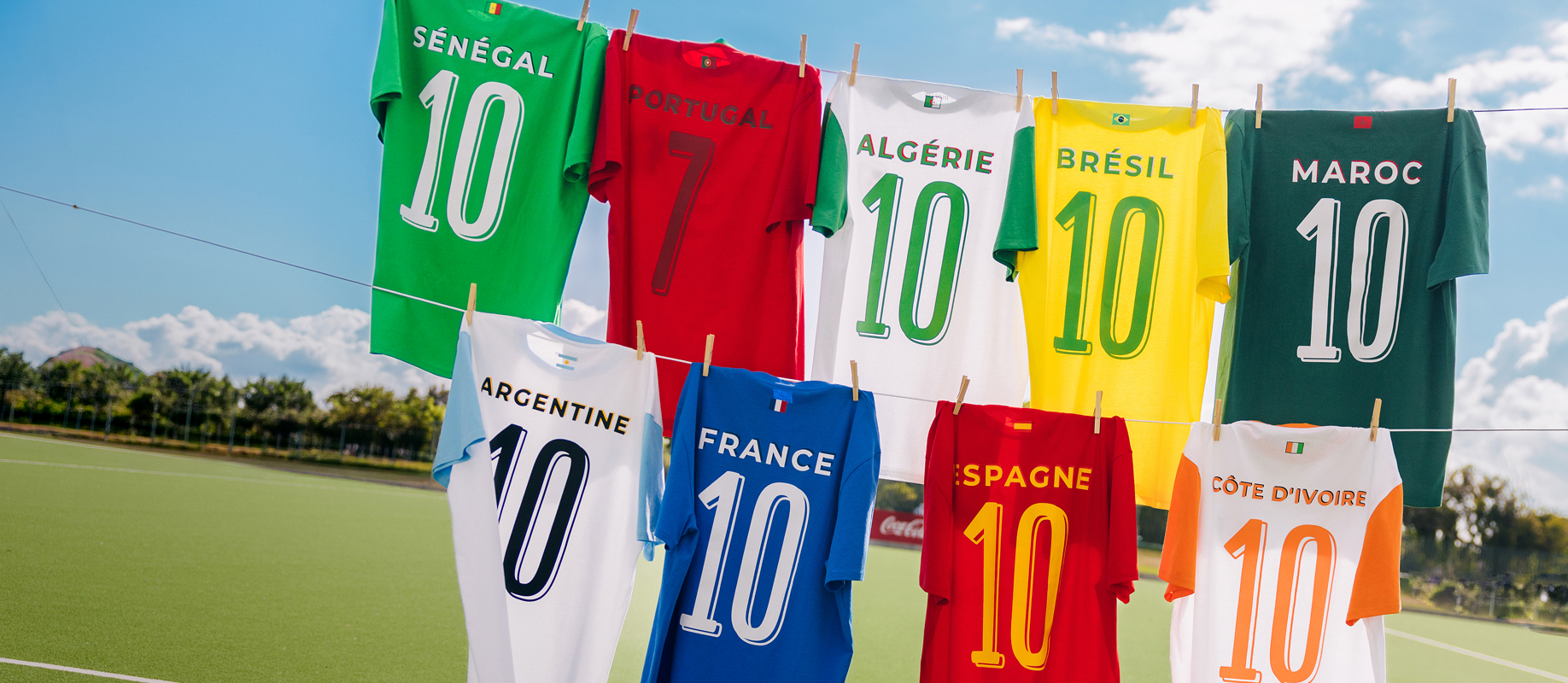 Collection maillots football du monde