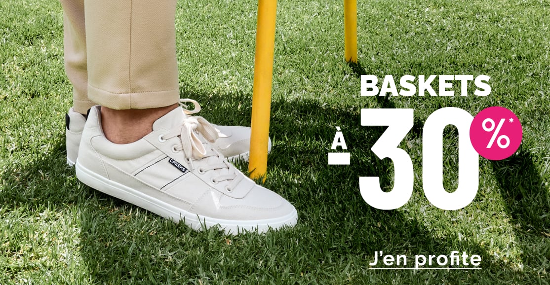 Baskets -30 homme - La Halle