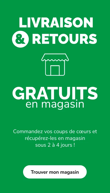 Commandez vos articles et récupérez-les en magasin sous 2 à 4 jours - La Halle 