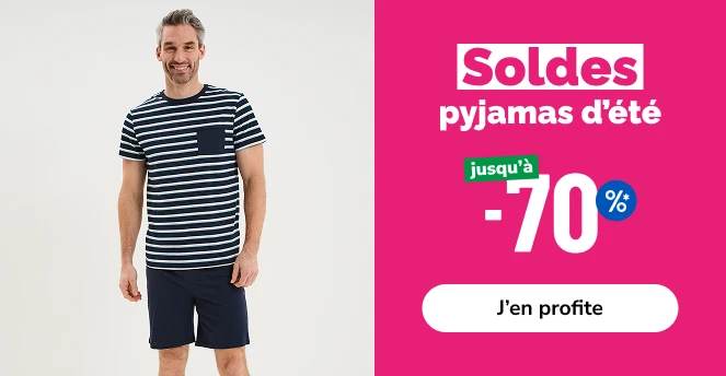 Soldes pyjamas homme - La Halle