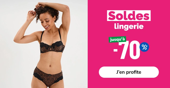 Soldes lingerie femme - La Halle