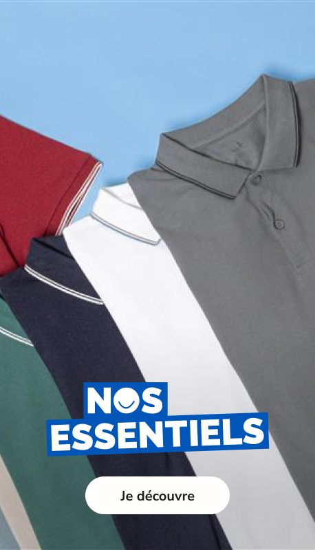 Nos essentiels Homme - La Halle 