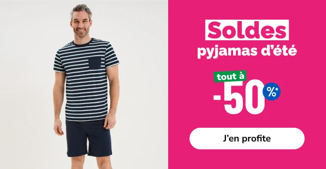 Soldes pyjamas homme - La Halle