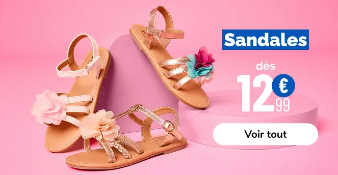 Sandales filles - La Halle