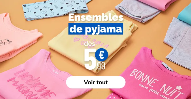 Pyjamas fille - La Halle