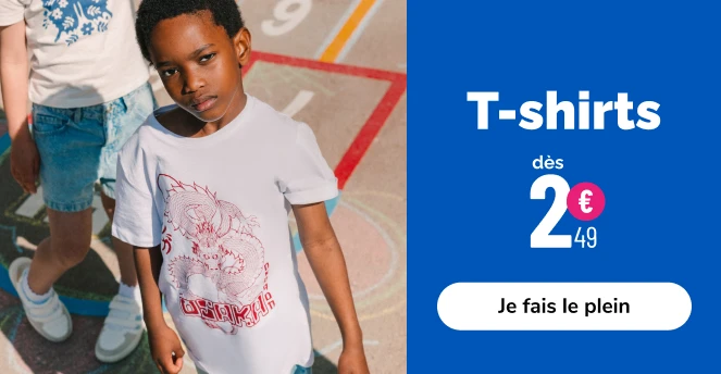 Tshirts garçon - La Halle