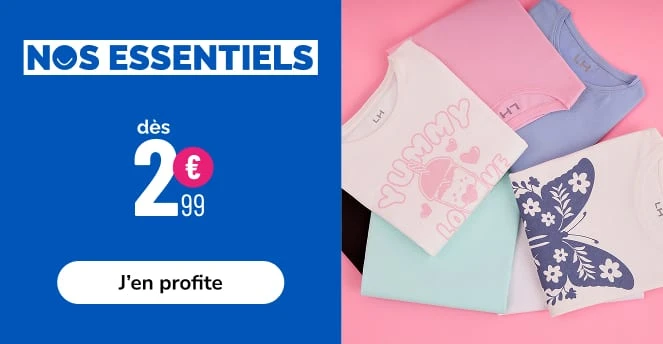Les essentiels fille - La Halle