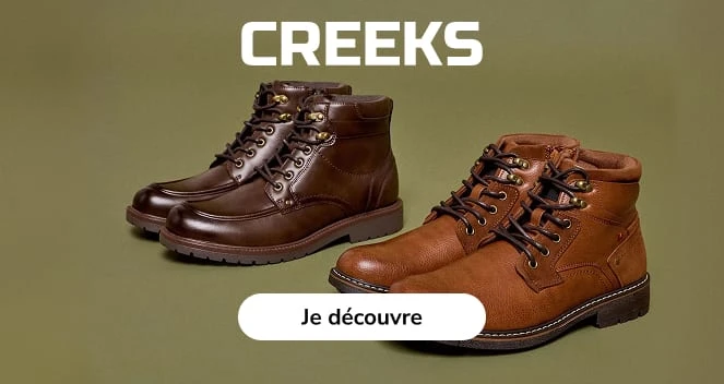 Boots Creeks homme - La Halle