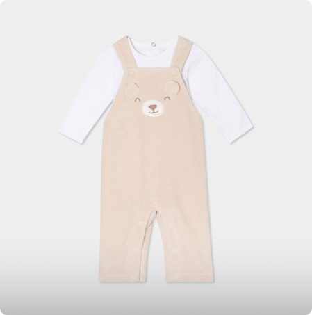 Ensemble t-shirt salopette, KIMBALOO, 15,99€
