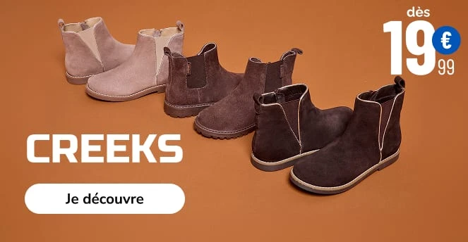 Boots Creeks fille - La Halle