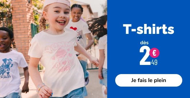 T-shirts fille - La Halle