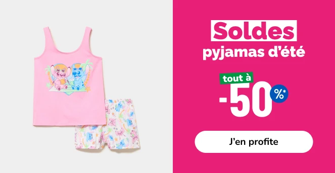 Soldes pyjamas fille - La Halle