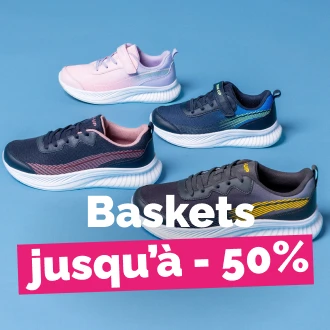 Baskets jusqu'à -50%