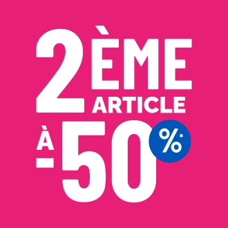 2ème à -50%