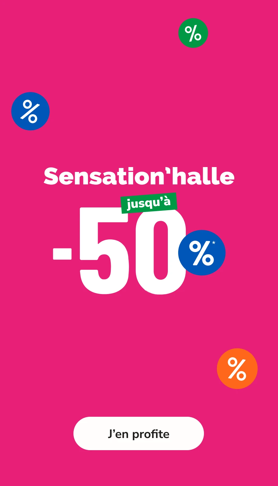 Les Sensation'Halle Fille - La Halle 