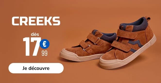 Baskets Creeks garçon - La Halle
