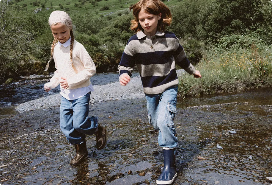 Enfants en bottes de pluie, dès 19,99€