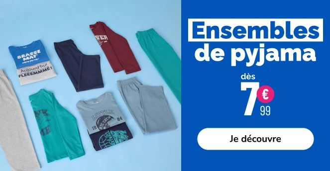 Pyjamas garcon - La Halle