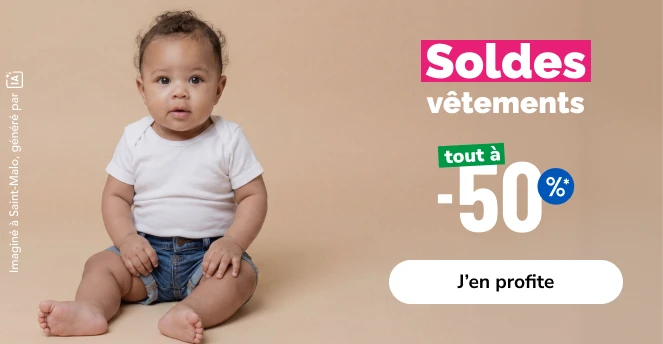 Soldes vêtements bébé - La Halle