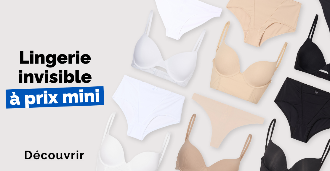 Lingerie invisible femme - La Halle