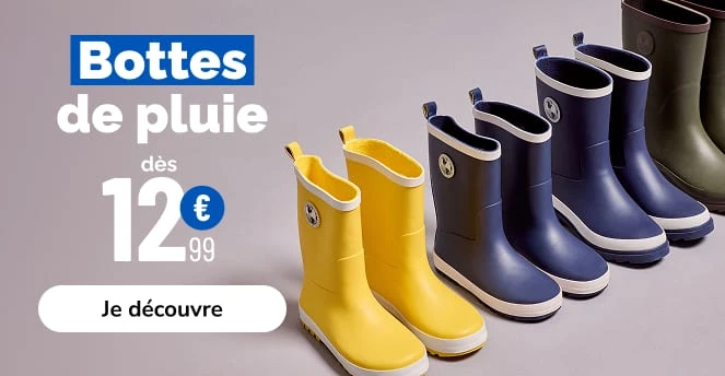Bottes de pluie garçon - La Halle
