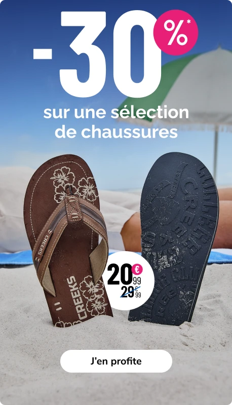 Chaussures de saison à -30% Homme - La Halle 