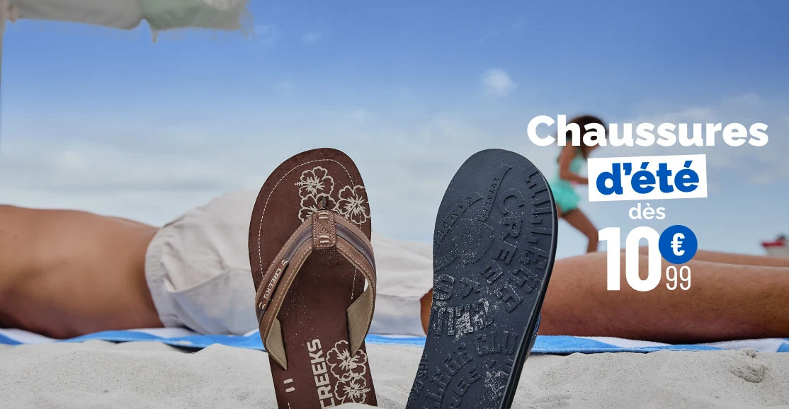 Chaussures d'été homme - La Halle