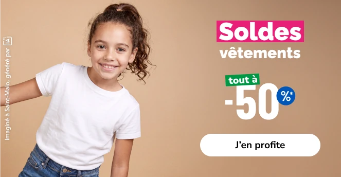 Soldes vêtements fille - La Halle