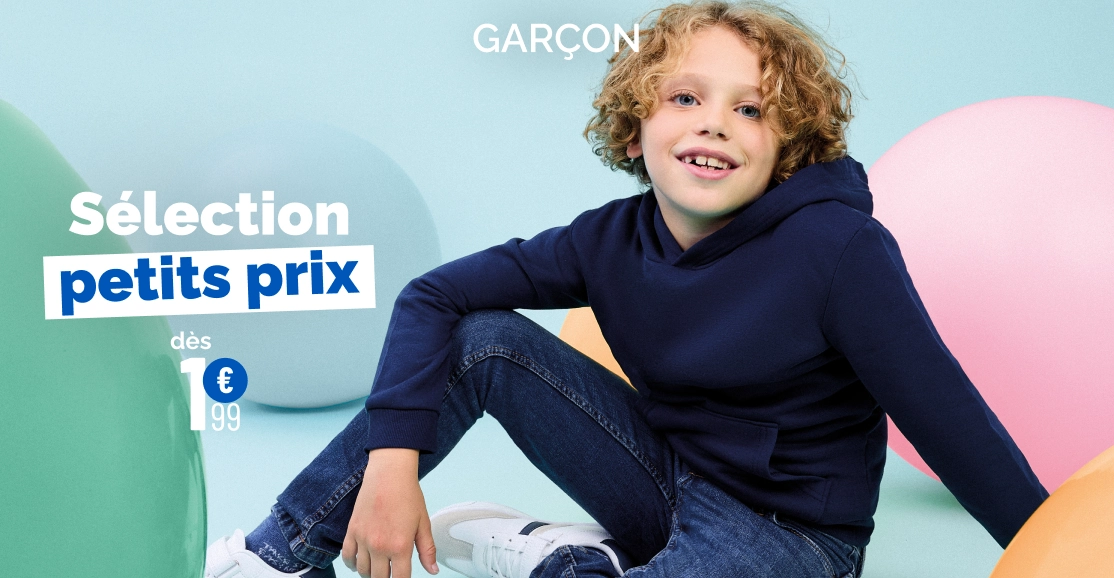  Sélection petits prix garçon - La Halle