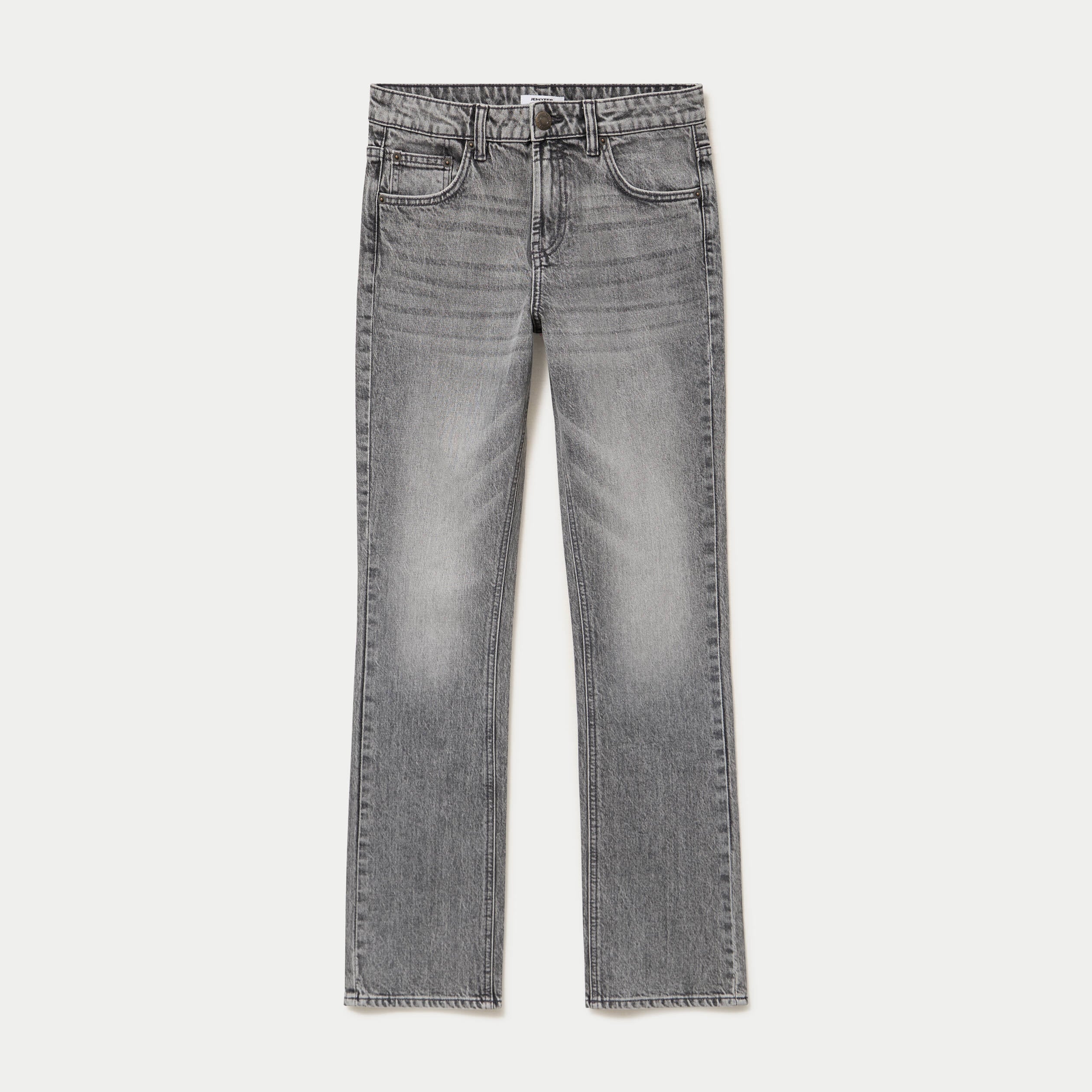 Jean Sam regular taille standard denim gris